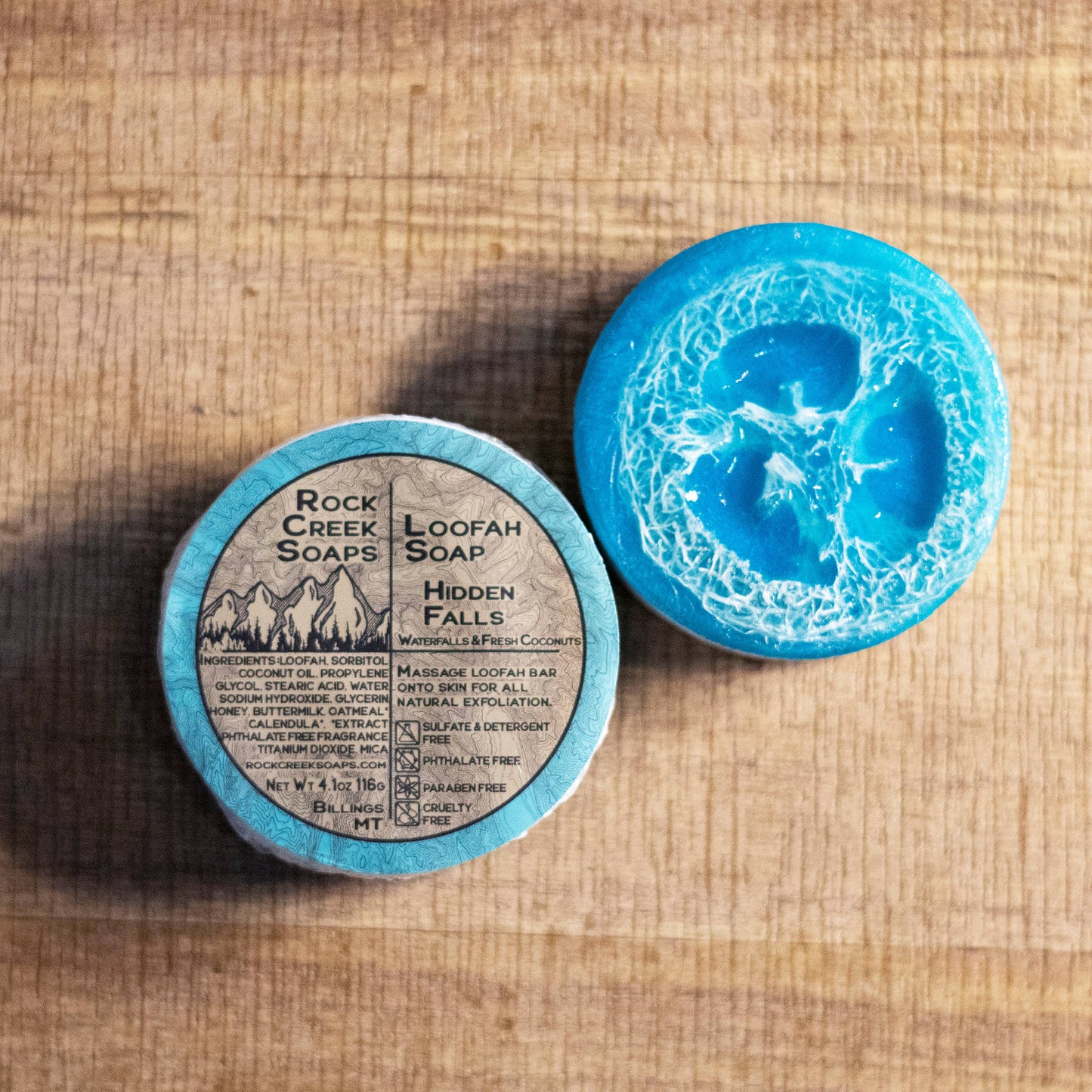 Hidden Falls Loofah Soap | Coconut Mango & Tropical Water