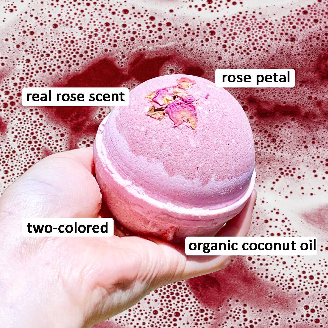 Wild Rose Botanic Bath Bomb - 8oz