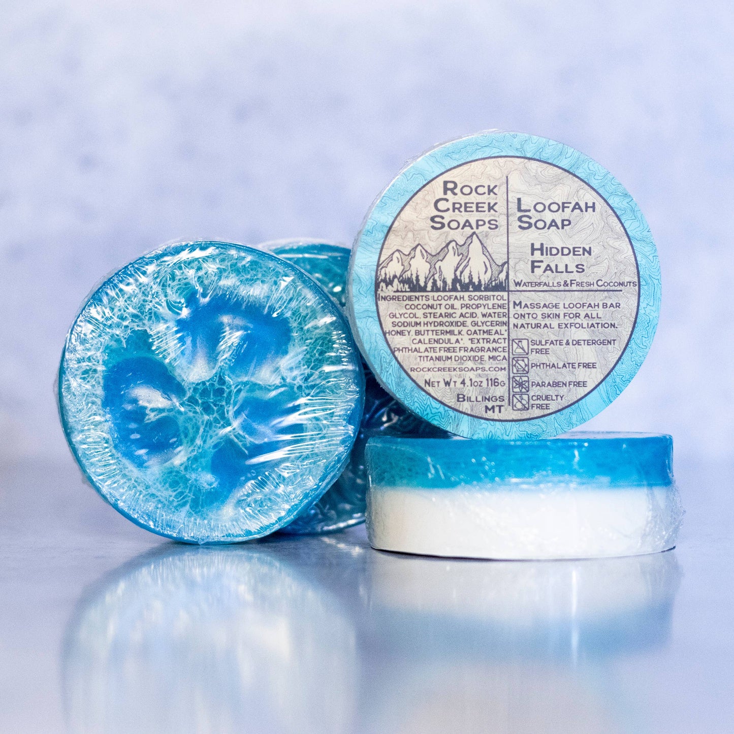 Hidden Falls Loofah Soap | Coconut Mango & Tropical Water