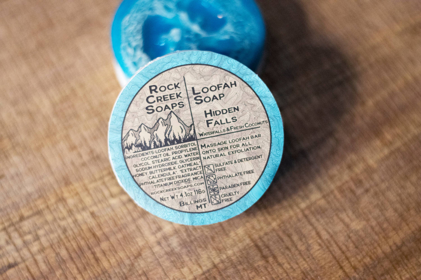 Hidden Falls Loofah Soap | Coconut Mango & Tropical Water