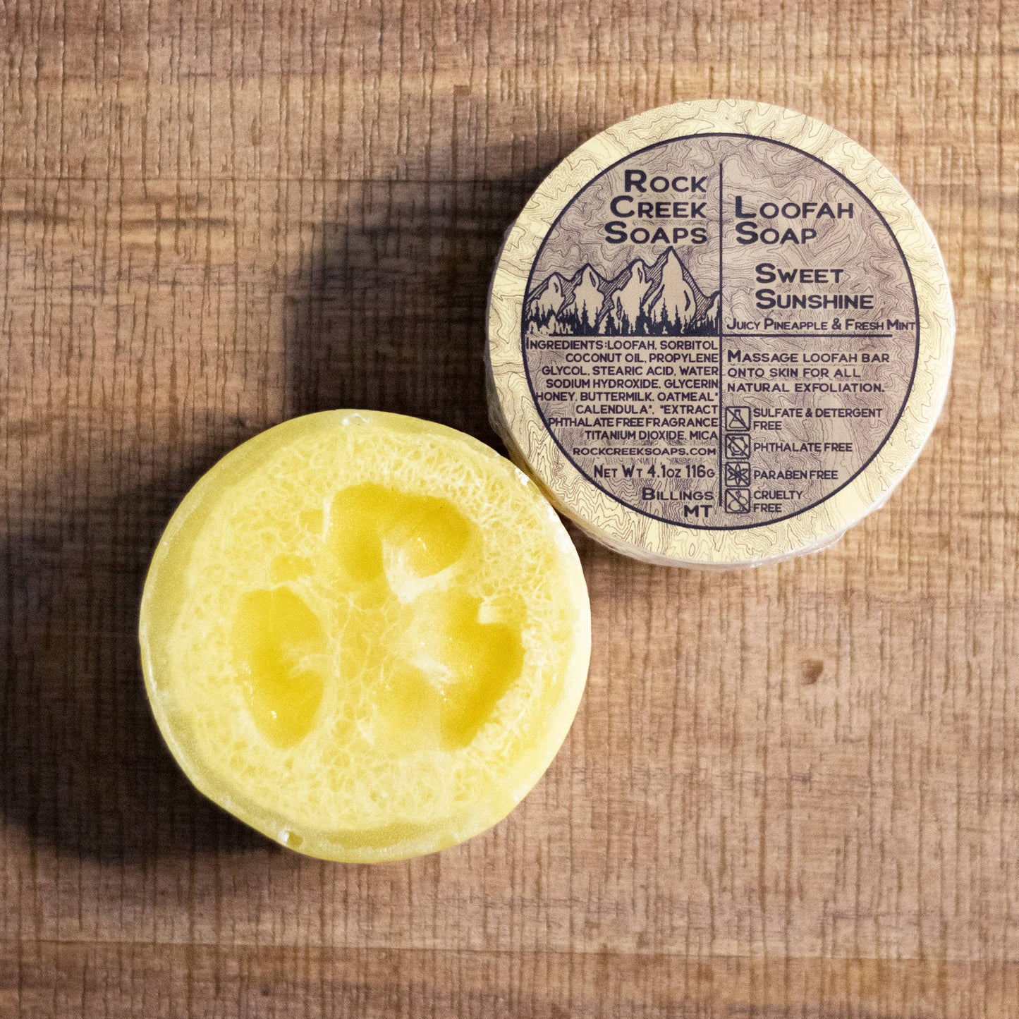 Sweet Sunshine Loofah Soap | Pineapple Mint